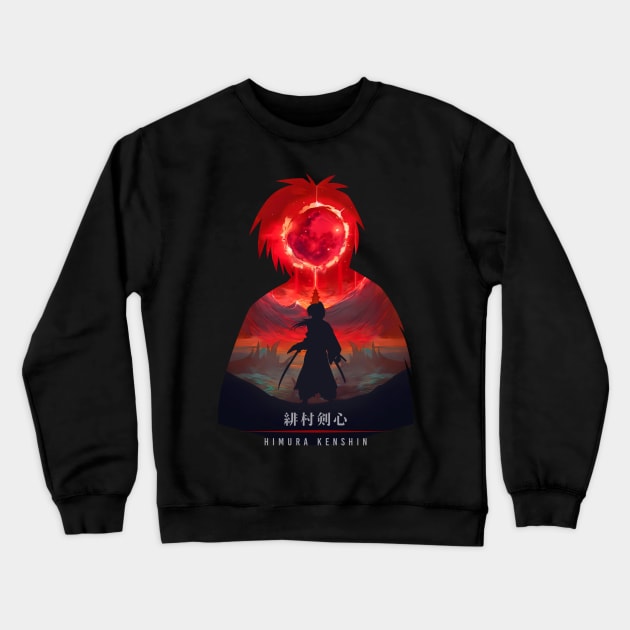 Samurai X - Bloody Illusion Crewneck Sweatshirt by The Artz